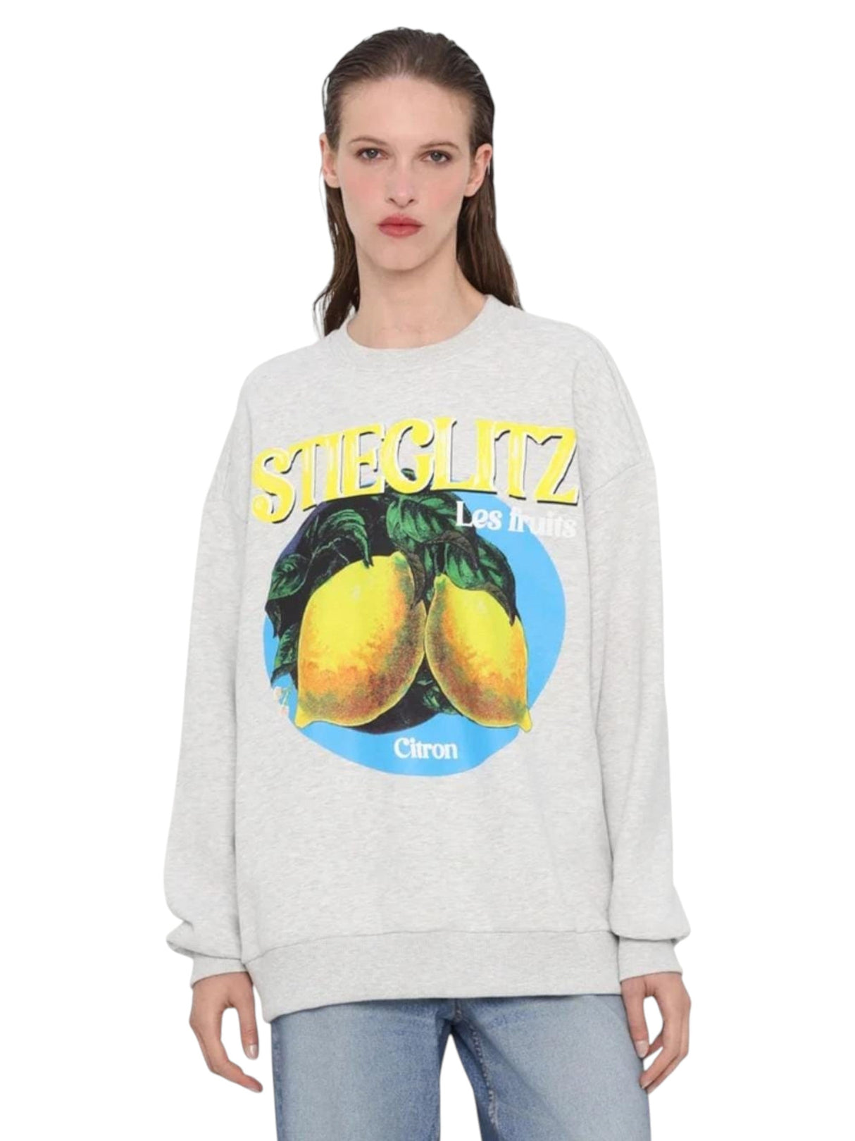 Image for Women's Printed Sweaters,Grey