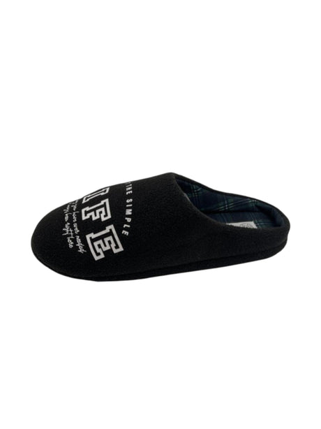 Image for Men's Printed Slippers,Black