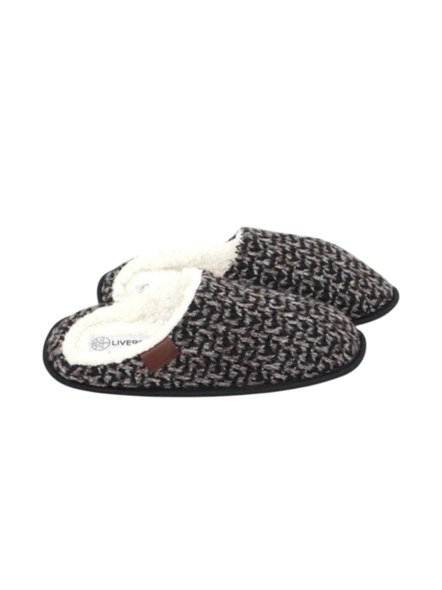 Image for Women's Knitted Lined Slippers,Black