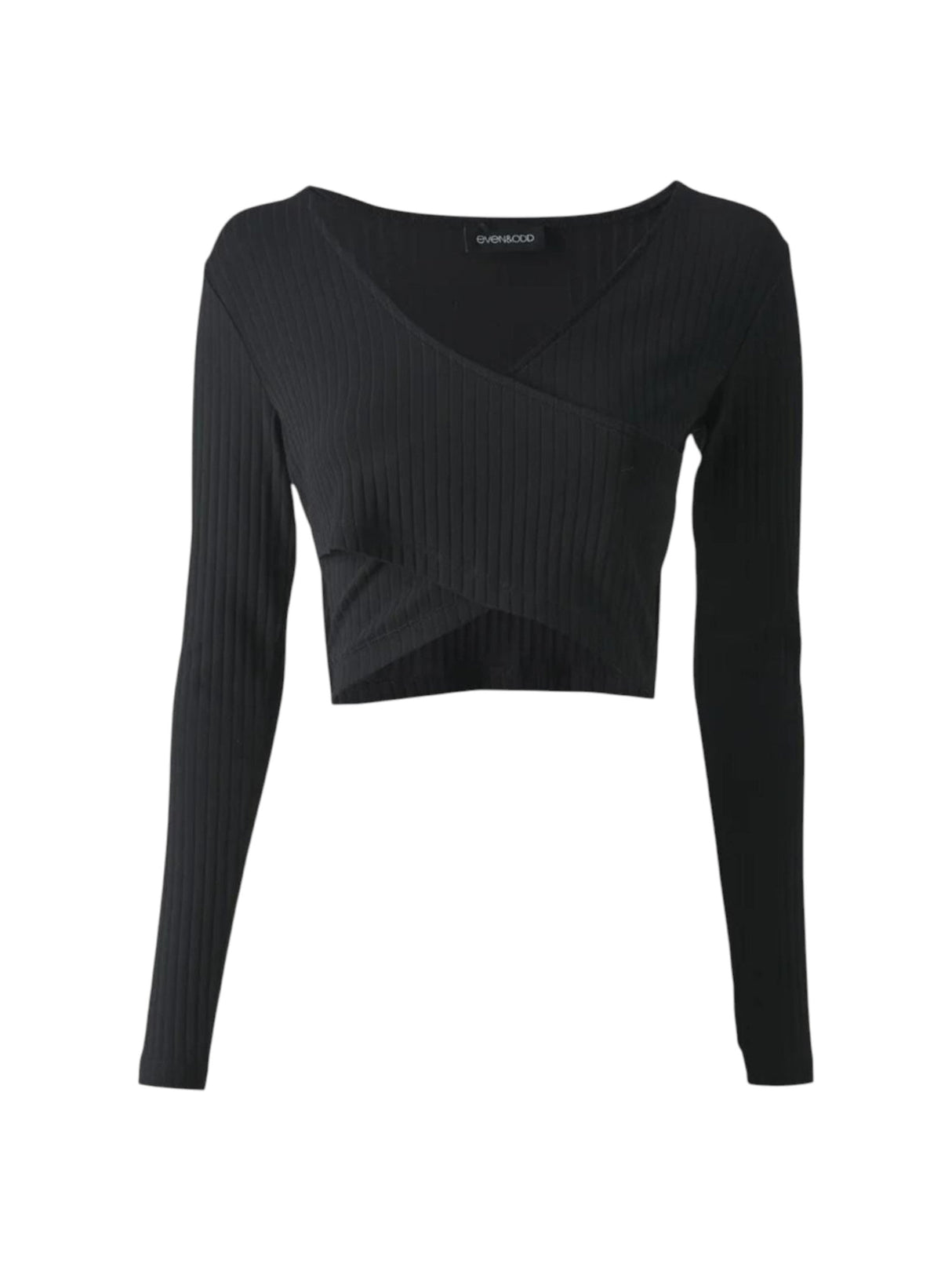 Image for Women's Wrap Top,Black