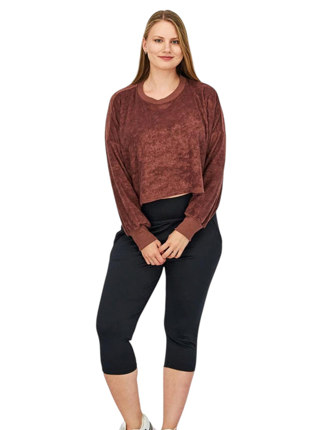 Image for Women's Plain Sweaters,Brown