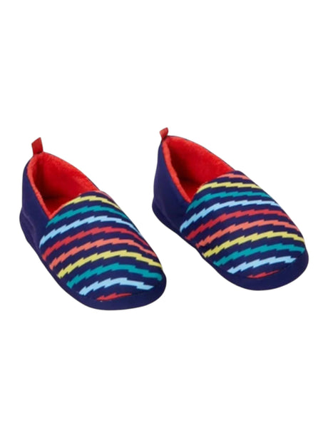 Image for Kids Girl's Colorblocked Lined Slippers,Navy
