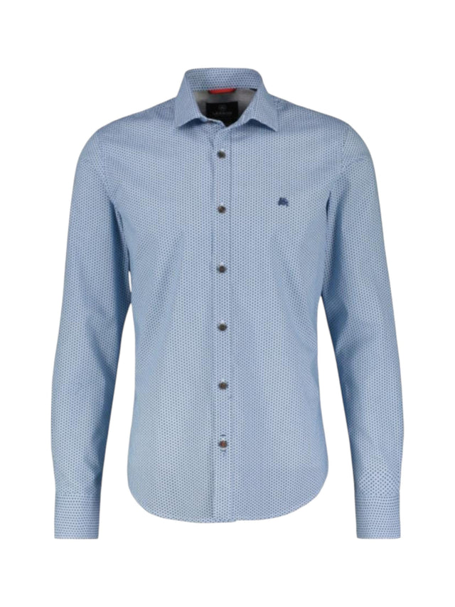 Image for Men's Printed Dress Shirt,Light Blue