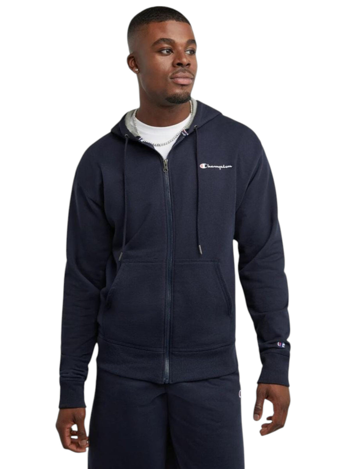 Image for Men's Plain Hoodie,Navy