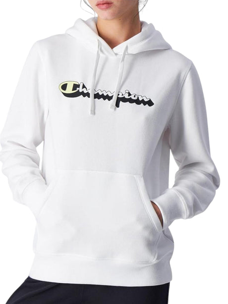 Image for Women's Logo Printed Hoodie,White