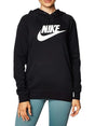 Image for Women's Logo Printed Hoodie,Black