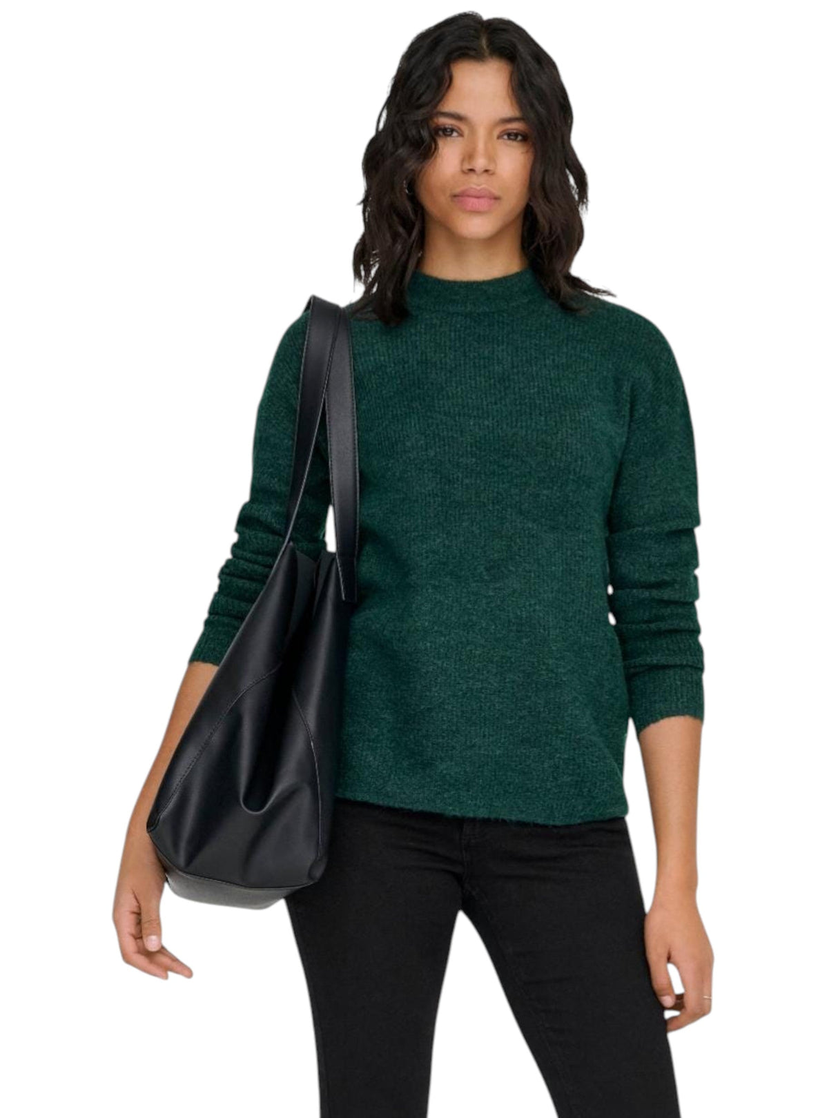 Image for Women's Knitted Sweaters,Dark Green