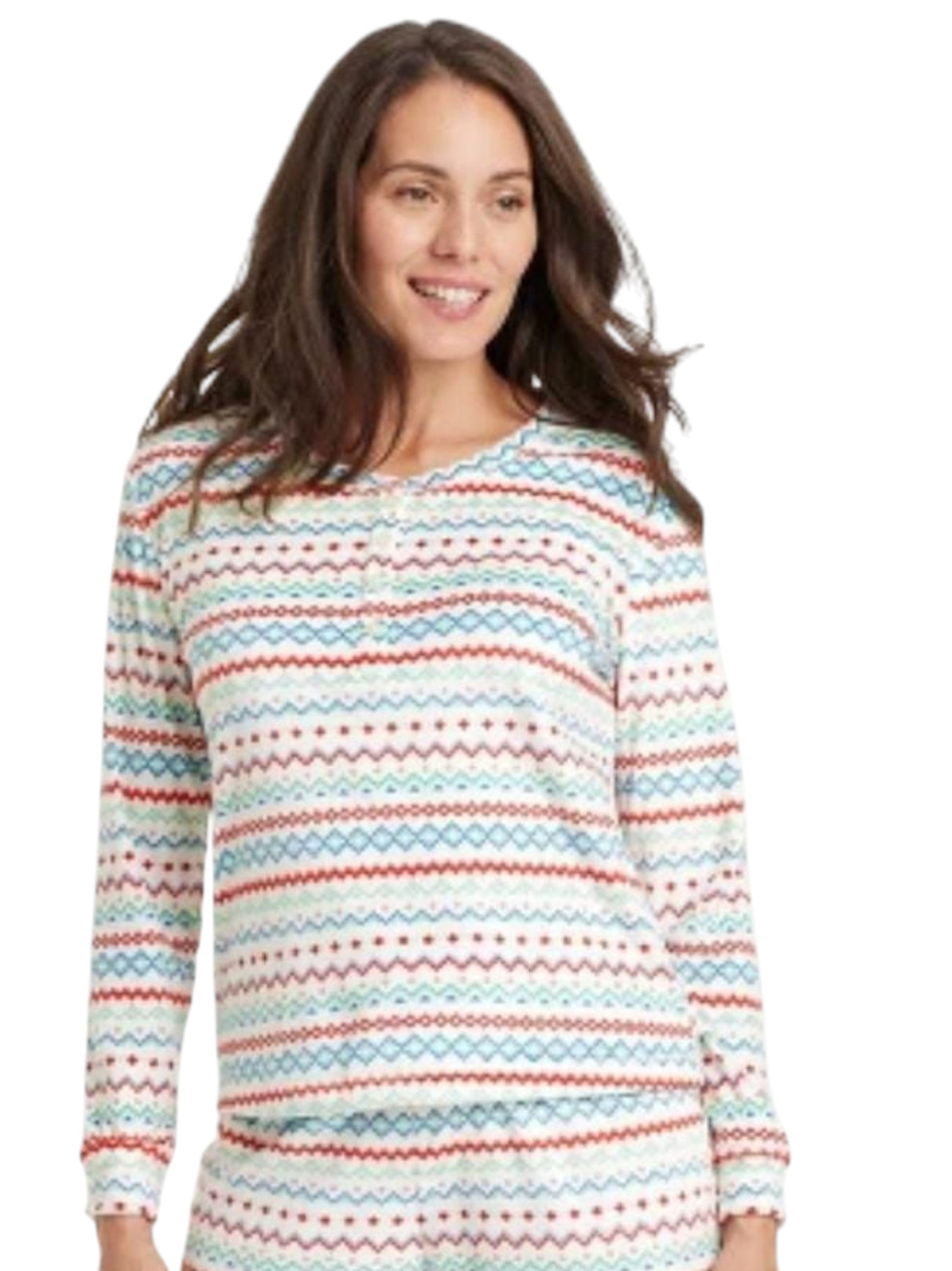 Image for Women's Graphic Sleepwear Top,White