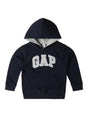 Image for Kids Boy's Logo Printed Hoodie,Navy