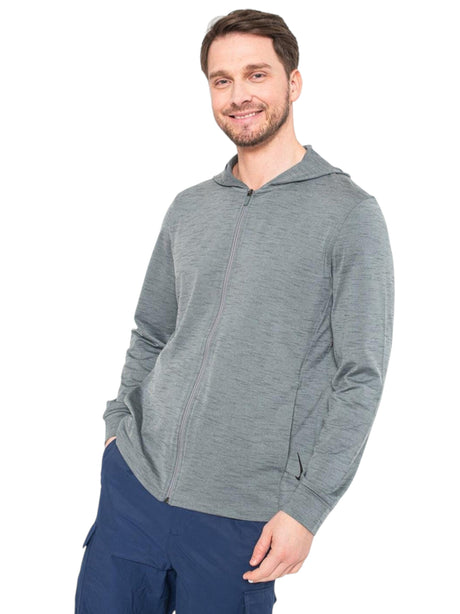 Image for Men's Plain Sport Hoodie,Grey