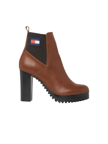 Image for Women's Plain Ankle Shoes Heeled,Brown