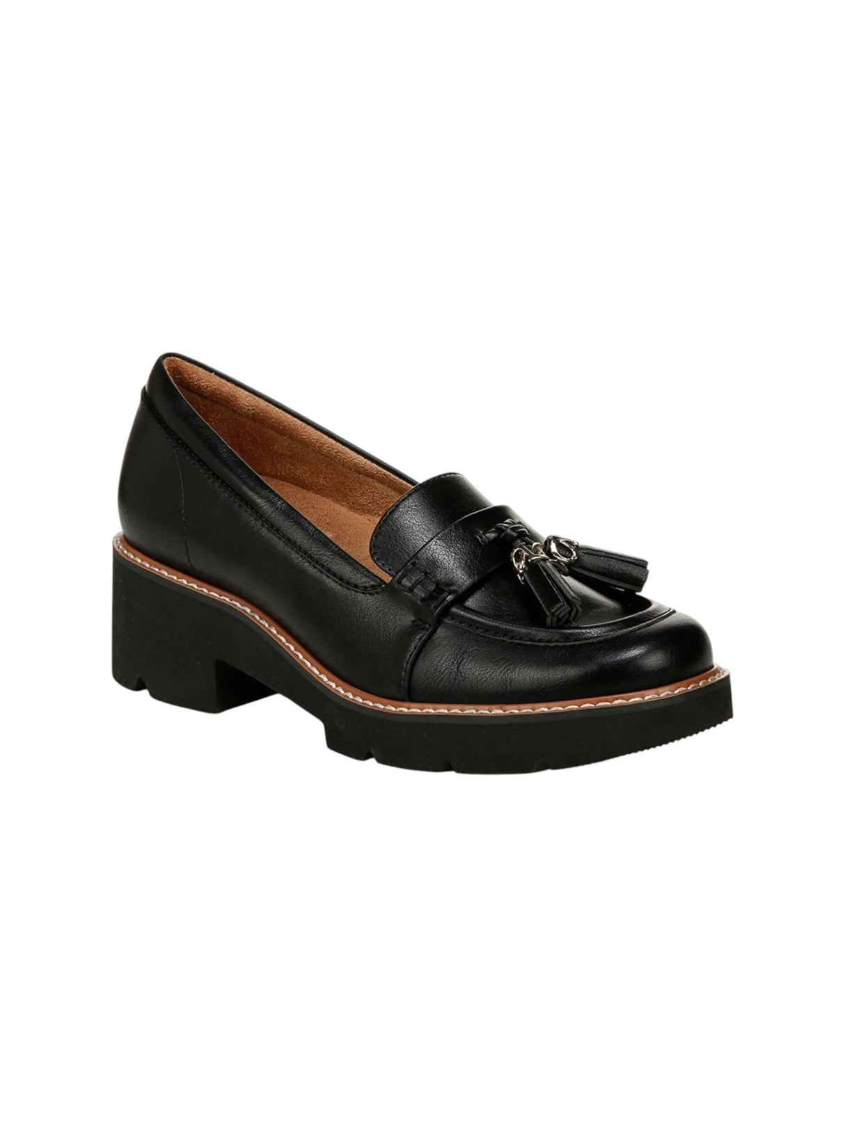 Image for Women's Plain Loafers,Black