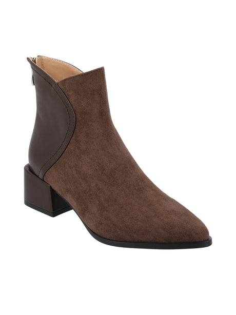 Image for Women's Plain Ankle Boots,Brown