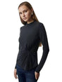 Image for Women's Ribbed Top,Black