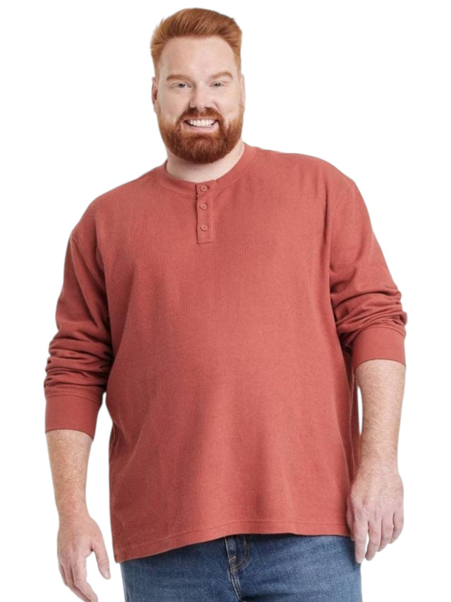 Image for Men's Knitted Sweaters,Dusty Coral
