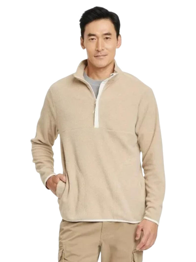 Image for Men's Textured Sweaters,Beige