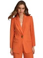 Image for Women's Plain Blazer,Orange