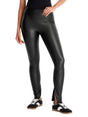 Image for Women's Plain Leather Pant,Black