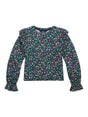 Image for Kids Girl's Floral Printed Top,Navy