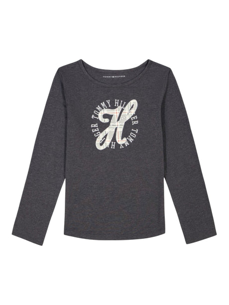 Image for Kids Girl's Printed Top,Grey