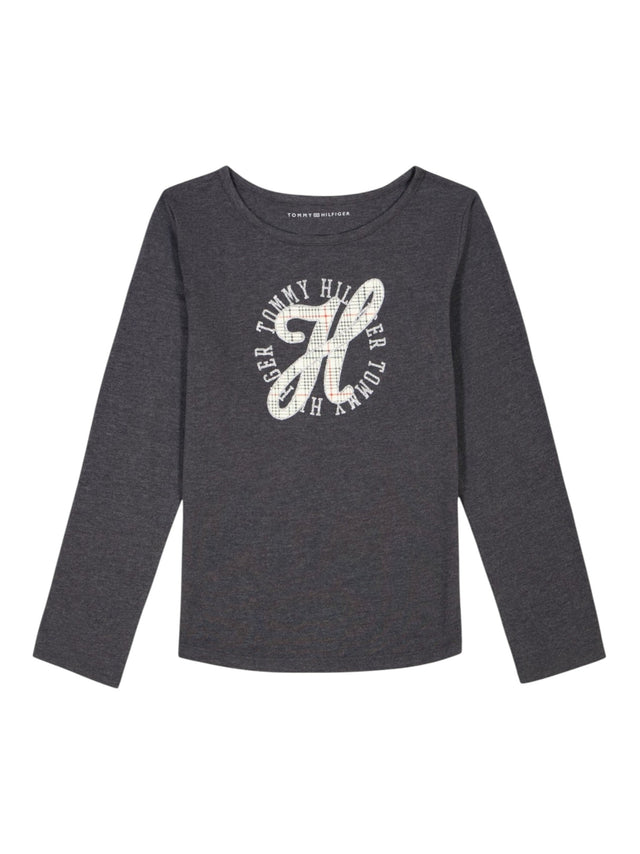 Image for Kids Girl's Printed Top,Grey