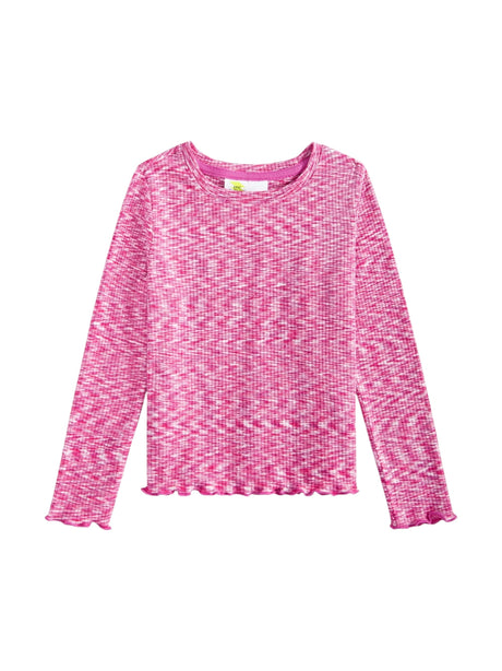 Image for Kids Girl's Heather Top,Pink