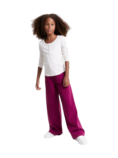 Image for Kids Girl's Ribbed Top,Off White