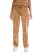 Image for Women's Plain Velour Sport Pant,Brown
