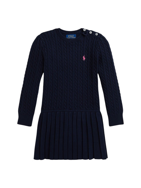 Image for Kids Girl's Knitted Dress,Navy