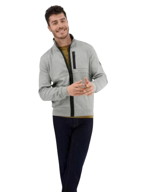 Image for Men's Textured Sweaters,Grey