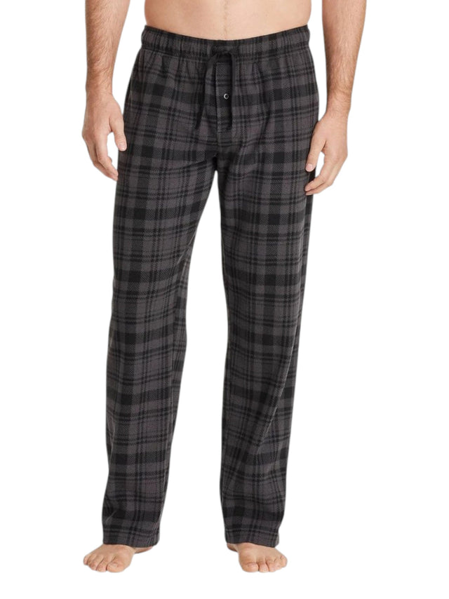 Image for Men's Plaid Sleepwear Pant,Dark Grey/Black