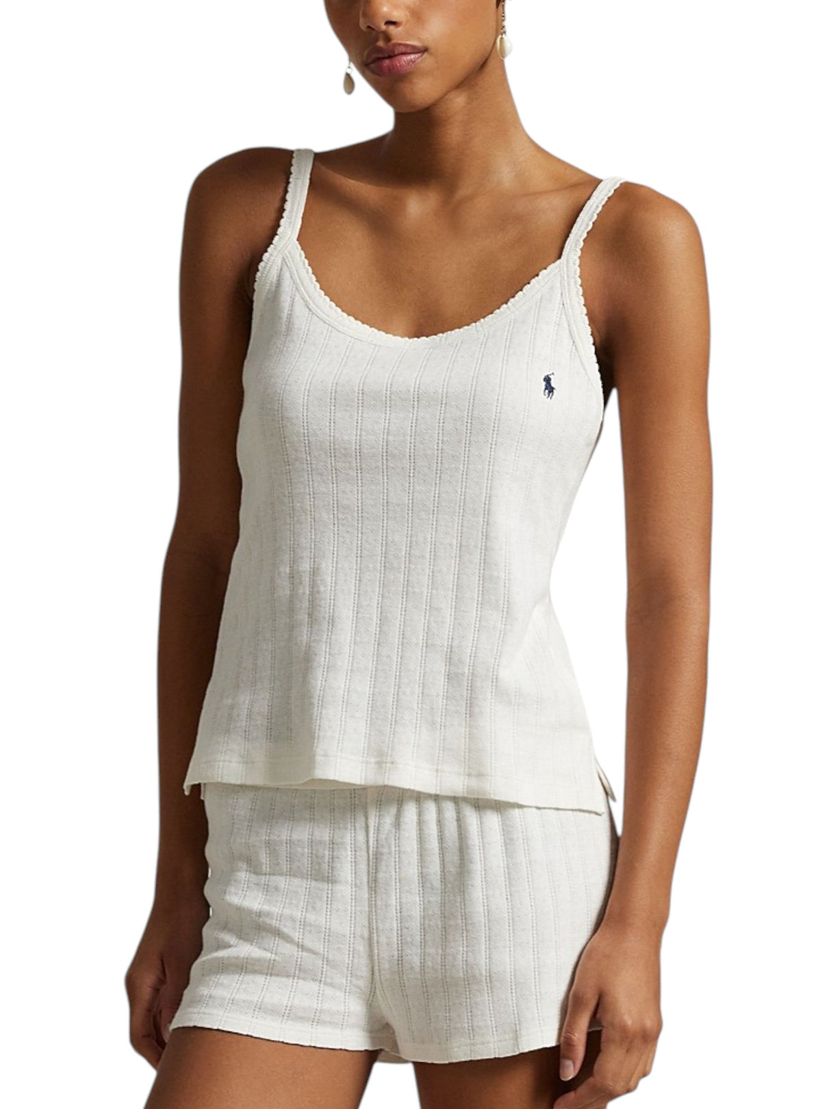 Image for Women's Ribbed Boxer,White