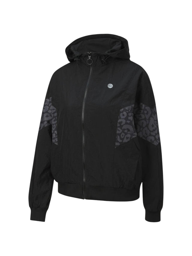 Image for Women's Printed Jacket,Black
