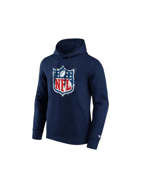 Image for Men's Brand Logo Printed Hoodie,Navy