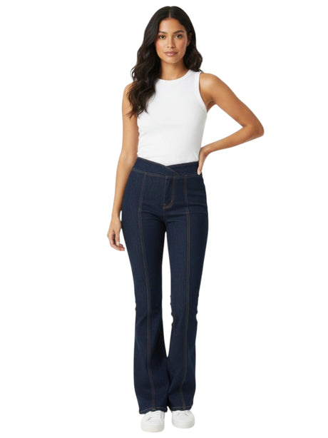 Image for Women's Plain Jeans,Navy