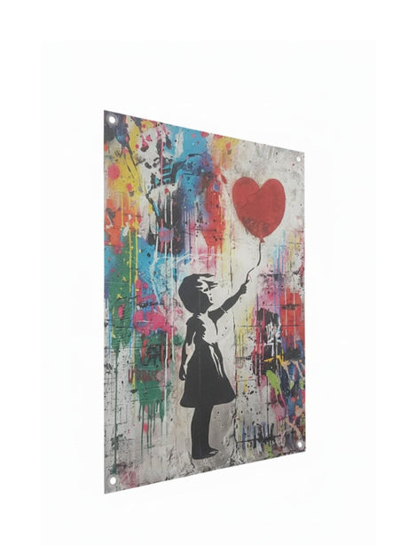 Image for Balloon Girl Colorful Poster