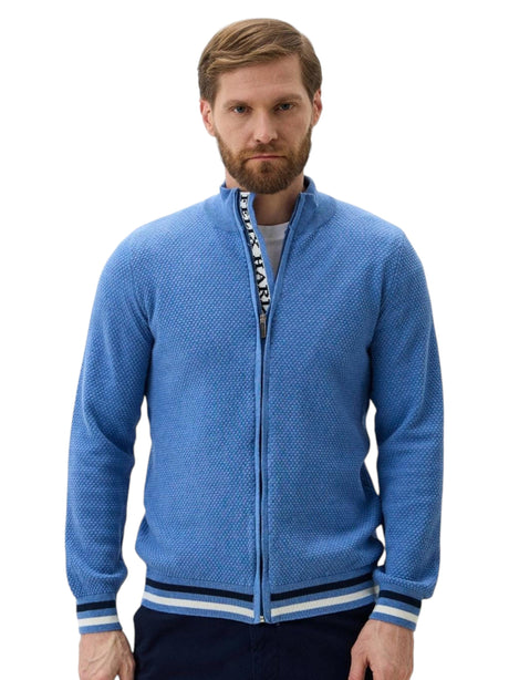 Image for Men's Textured Sweaters,Blue