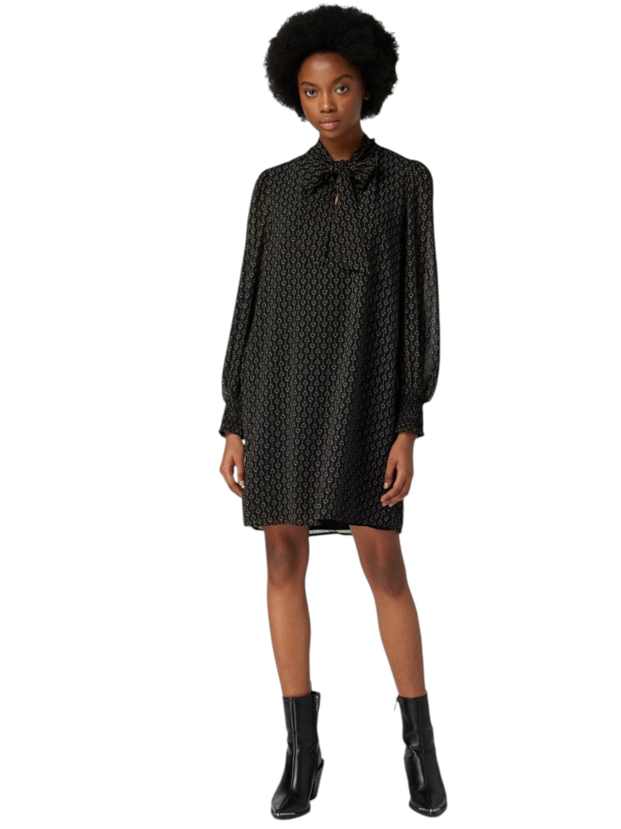 Image for Women's Printed Dess,Black