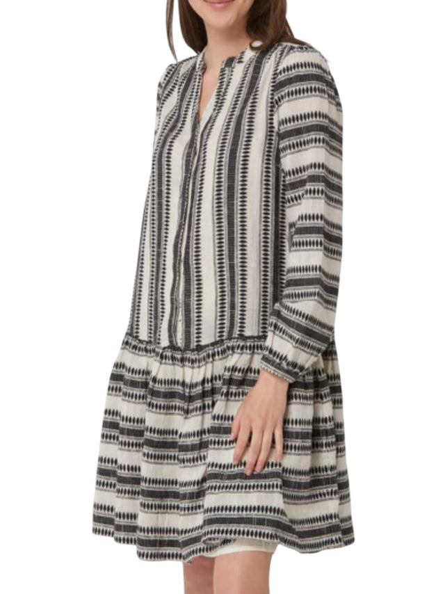 Image for Women's Plaid Dress,White/Black