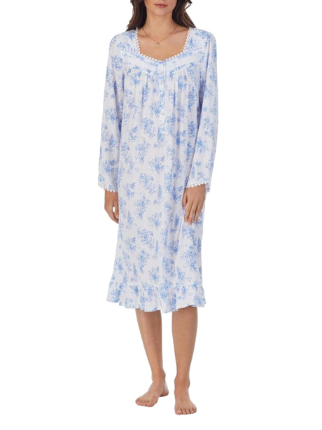 Image for Women's Floral Printed Robe,White