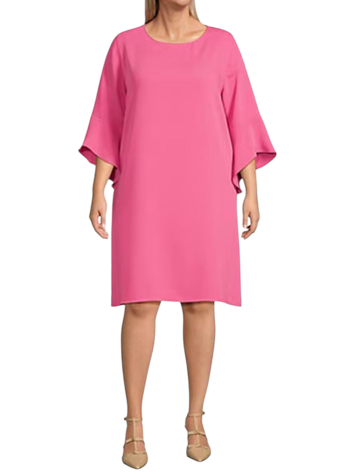 Image for Women's Plain Dress,Pink