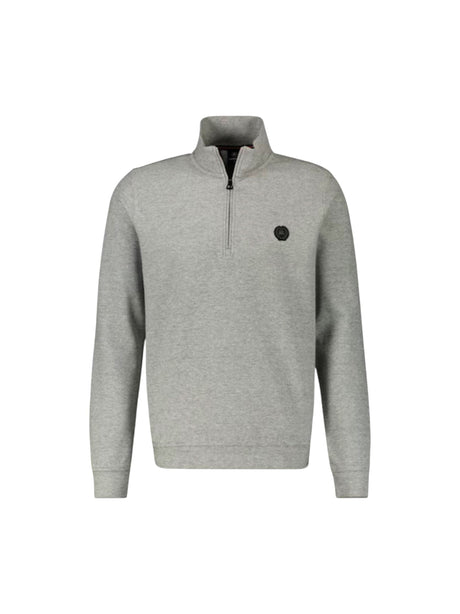 Image for Men's Plain Solid Sweaters,Grey