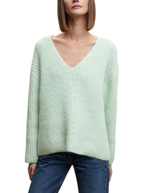 Image for Women's Knitted Sweaters,Light Green