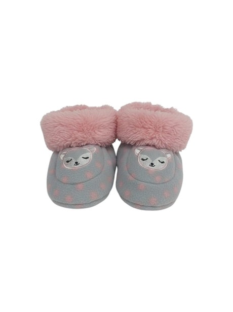 Image for Kids Girl's Printed Faux Fur Socks, Grey