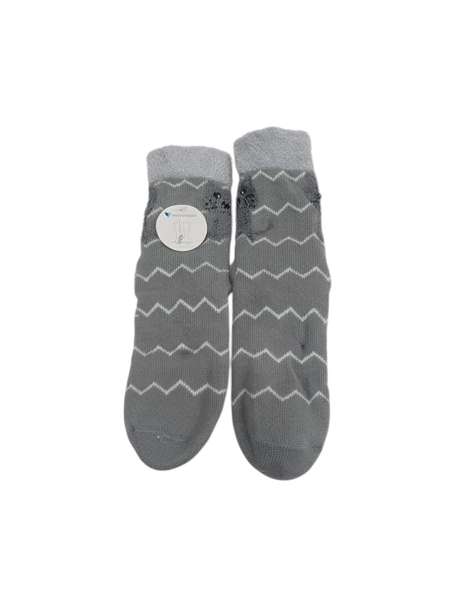 Image for Women's Striped Knitted Socks,Grey