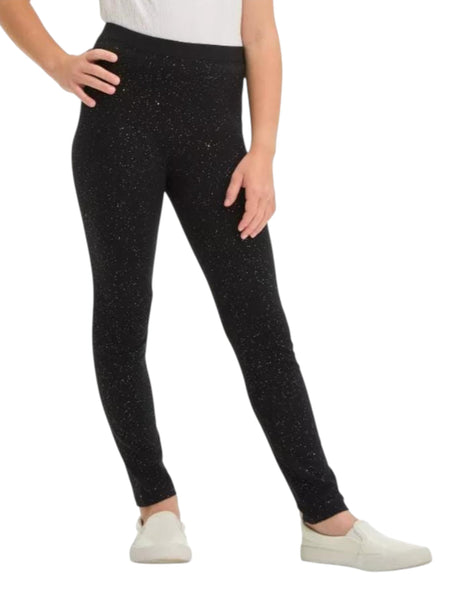 Image for Kids Girl's Shiny Pants,Black