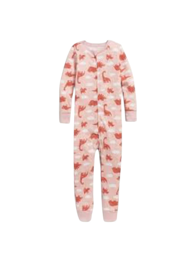 Image for Kids Girl's Printed Jumpsuit,Light Peach