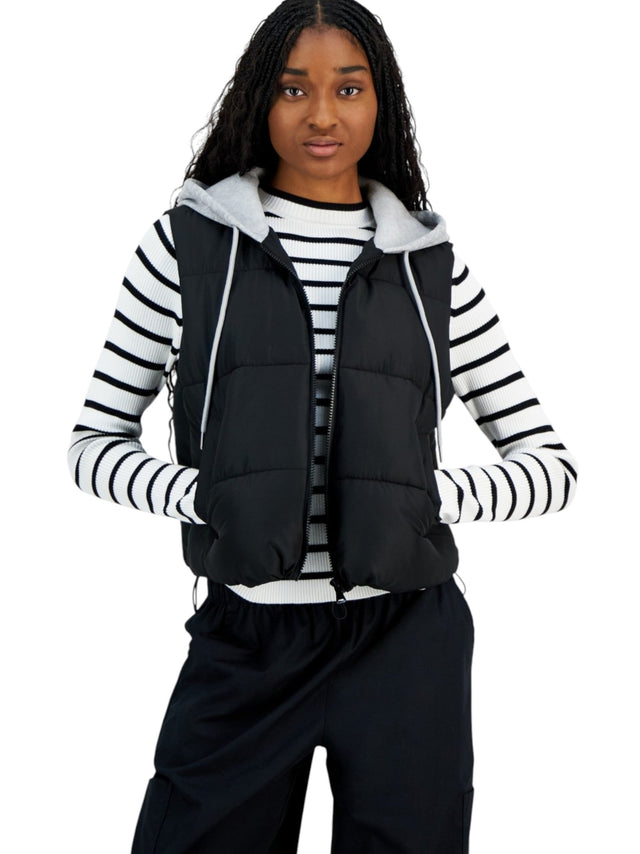 Image for Women's Quilted Vest,Black