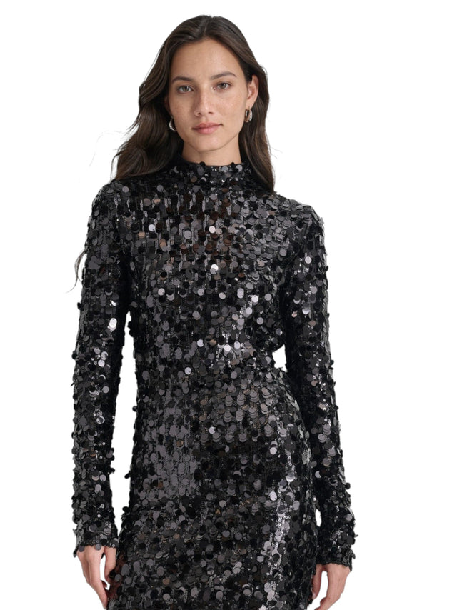 Image for Women's Sequined Top,Black