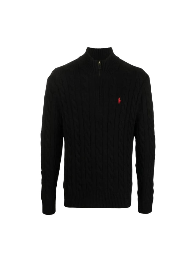 Image for Men's Knitted Sweaters,Black